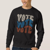 Voter Sweatshirt rétro Super (Devant)
