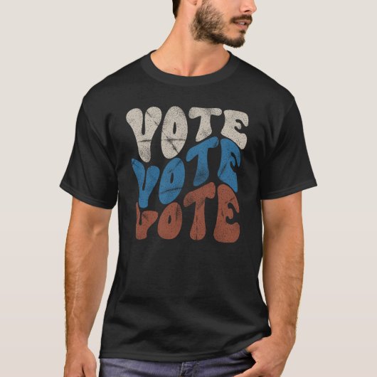 Voter T-shirt Retro Super (Devant)