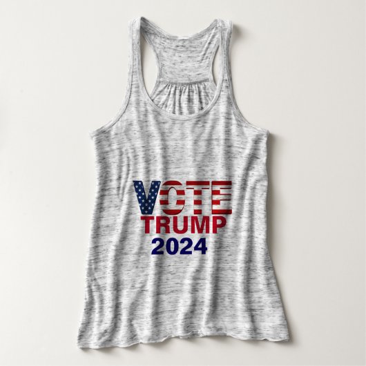 Voter TRUMP 2024 Plus Taille Débardeurs (Design devant)