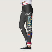Voter Trump hors de nos vies Leggings (Gauche)