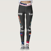 Voter Trump hors de nos vies Leggings (Devant)