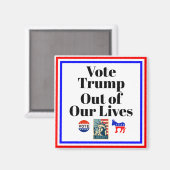 Voter Trump hors de notre aimant de vie (Recto/Verso)