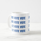 VOTER VOTE VOTE VOTE Mug (Devant gauche)