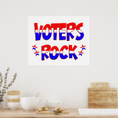 Voters Rock Poster (Keuken)