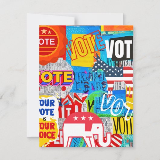 Votez ! Cartes de notes (Devant)