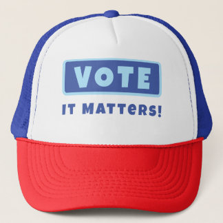 Votez, C'Est Important ! Casquette Trucker