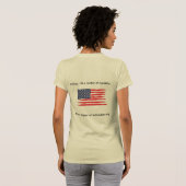 Votez ! C'est une question de moralité t-shirt (Dos entier)