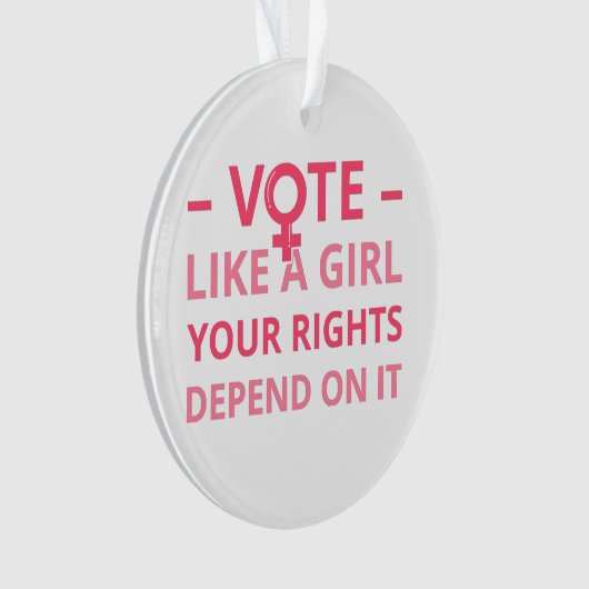 Votez Comme Une Fille Vos Droits En Dépendent II (devant)