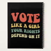 Votez comme une fille, vos droits en dépendent IV (Dos)