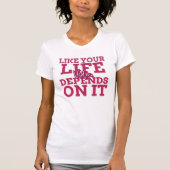 Votez Comme Votre Vie Dépend De Ce T-shirt (Devant)