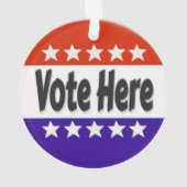 Votez ici (dos)