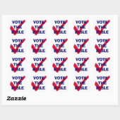 VOTEZ LE BIBLE STICKER (Feuille)