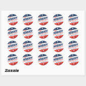 Votez Personne pour les Stickers Président (Feuille)