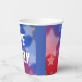 Votez sans danger Gobelet en papier (Gauche)