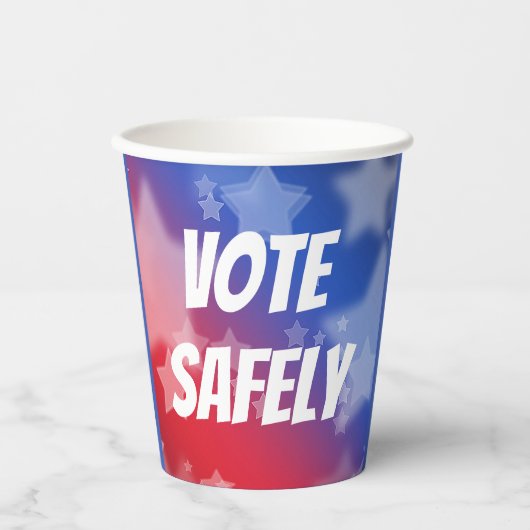 Votez sans danger Gobelet en papier (Recto)