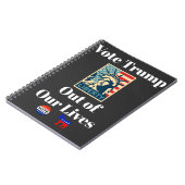 Votez Trump hors de notre Carnet de vie (Côté gauche)