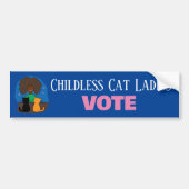 Votez un Autocollant de pare-chocs pour femmes san (Devant)