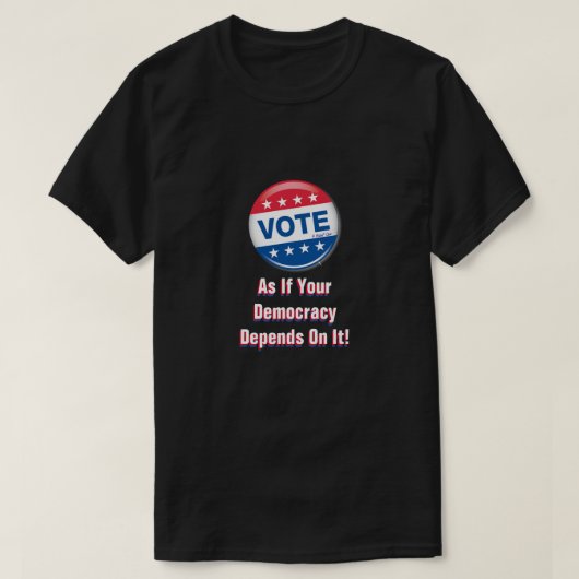 Votez ! - Un T-shirt MisterP (Design devant)