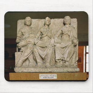 Votieve sculptuur van een drievoudige moedergodhei muismat