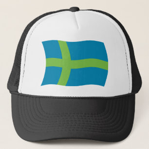 Votische mensen vlag hoed trucker pet