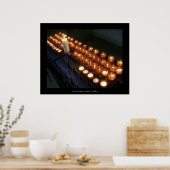 Votive Candles Poster (Keuken)