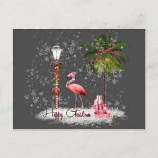 Votos de Natal de Flamingo Briefkaart
