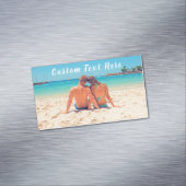 Votre aimant Carte de visite photo avec texte pers (In Situ)