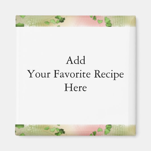 Votre aimant de recette favori (Devant)