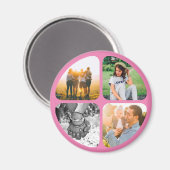 Votre aimant frigo 4 photos (Recto/Verso)