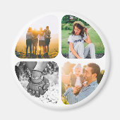 Votre aimant frigo 4 photos (Devant)