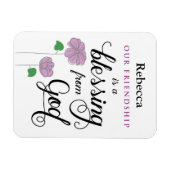 Votre amitié est une bénédiction de Dieu Magnet (Horizontal)