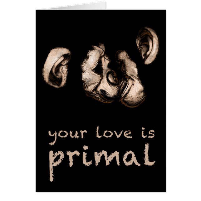 votre amour est primal : baiser les chimpanzés (Devant)