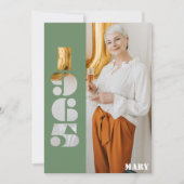 Votre année photo 1965 60e anniversaire Invitation (Devant)