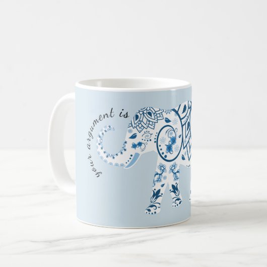 Votre argument est tasse de calembour (Devant gauche)