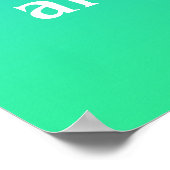 Votre attitude détermine votre altitude Poster (Coin)