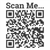 Votre autocollant de code QR d'entreprise (Recto)
