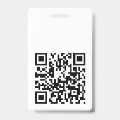 Votre badge photo d'entreprise (Arrière)