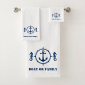 Votre bateau ou nom de famille Ancre de cheval de  (En situation)