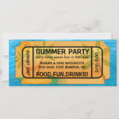 Votre billet pour le Invitation de la Fun Party ét (Dos)
