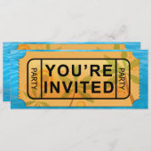 Votre billet pour le Invitation de la Fun Party ét (Devant / Derrière)