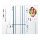 Votre Bloc-notes de facture (Devant)