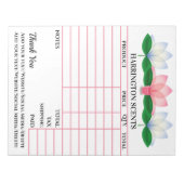 Votre Bloc-notes de facture (Devant)