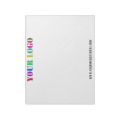 Votre Bloc-notes de logo d'entreprise - Exemple de (Tourné)