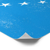 Votre but est - Bleu Poster Mur Art (Coin)