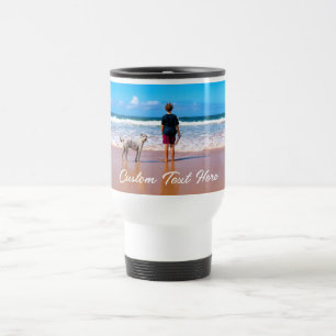 Votre cadeau de Mug Voyage Photo avec texte person