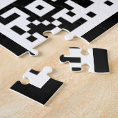Votre cadeau de puzzle de code QR avec un message (Côté)