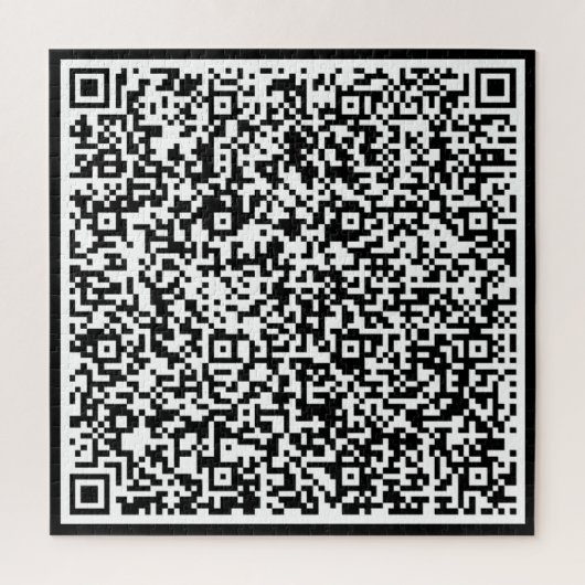 Votre cadeau de puzzle de code QR avec un message (Vertical)