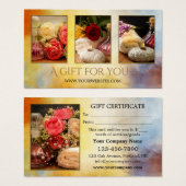 Votre Carte Cadeau Wellness Photos (Devant & derrière)