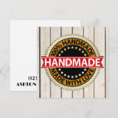 Votre carte d'affaires à plat (Devant / Derrière)