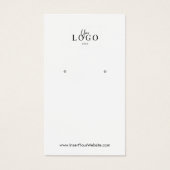 Votre carte d'affichage d'écoute de logo (Devant)